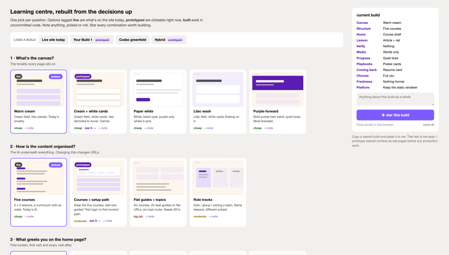 Design picker